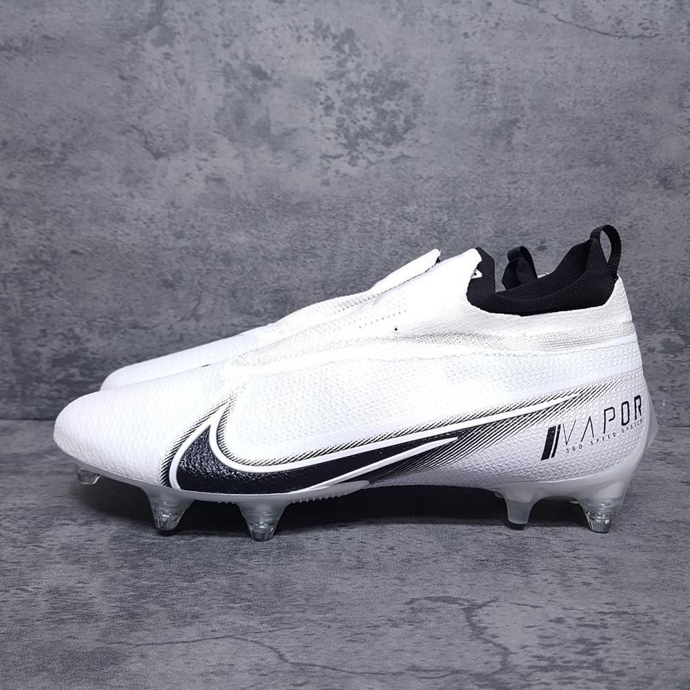 NIKE Vapor Edge 360 Elite Detachable Football Cleats Mens 14 White CZ7837-100